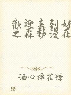 欢迎来到好精灵之森动漫在线播放