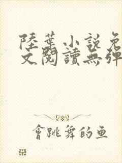 陆叶小说免费全文阅读无弹窗