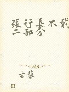 张行长不戴套第二部分封面