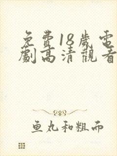 免费18岁电视剧高清观看封面