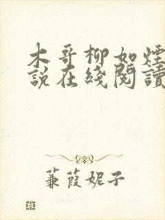 木哥柳如烟的小说在线阅读封面