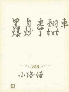 黑月光翻车后被爆炒了txt