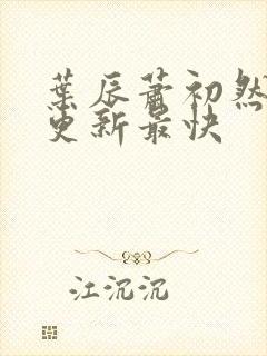 叶辰萧初然免费更新最快