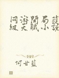 网游开局获得神级天赋小说免费下载封面