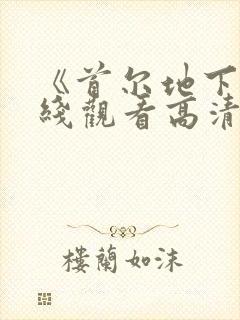 《首尔地下》在线观看高清