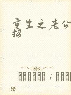 重生之老公请接招封面