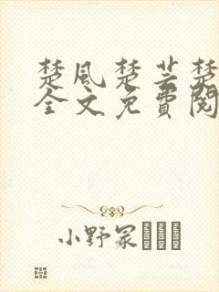 楚风楚芸楚鸿飞全文免费阅读