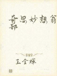 奇思妙想翁十三部