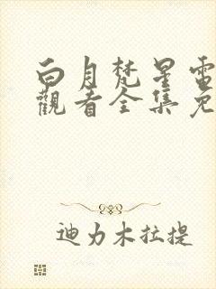 白月梵星电视剧观看全集免费播放封面