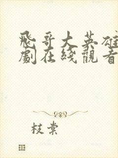 飞哥大英雄电视剧在线观看免费完整版