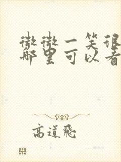 微微一笑很倾城哪里可以看高清的