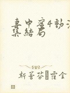 妻中蜜4动漫全集结局封面