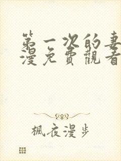 第一次的妻子动漫免费观看全集完整版第五集封面