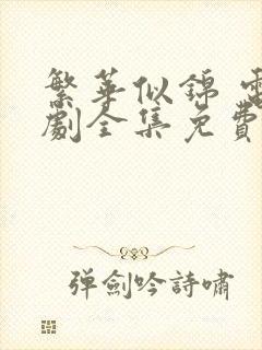 繁华似锦 电视剧全集免费