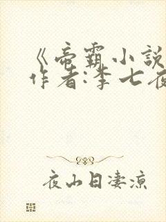 《帝霸小说》 作者:李七夜