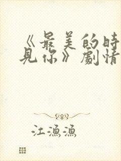 《最美的时候遇见你》剧情