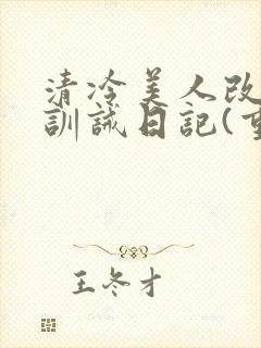 清冷美人改/造训诫日记(重封面