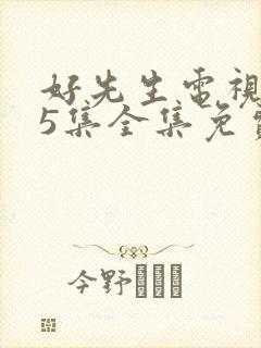 好先生电视剧45集全集免费播放