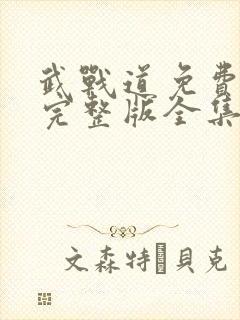 武战道免费观看完整版全集