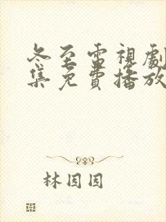 冬至电视剧40集免费播放在线观看