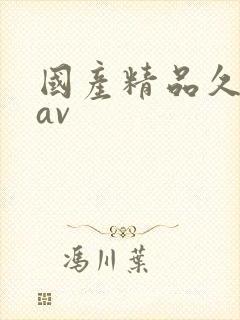 国产精品久久久av