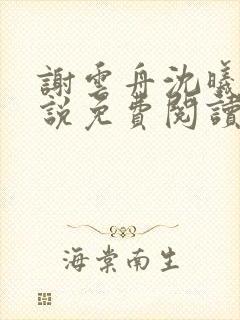 谢云舟沈曦薇小说免费阅读最新章节