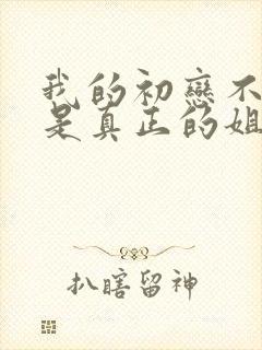 我的初恋不可能是真正的姐姐