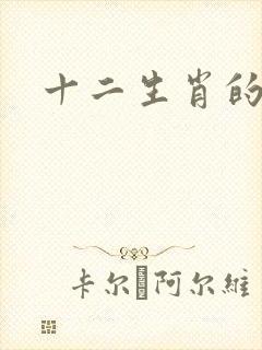 十二生肖的迷语封面