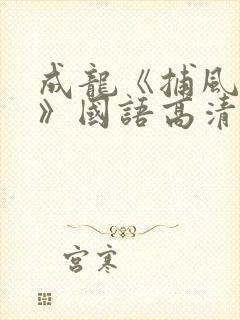 成龙《捕风捉影》国语高清在线观看