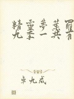 精灵梦叶罗丽第九季一共有多少集