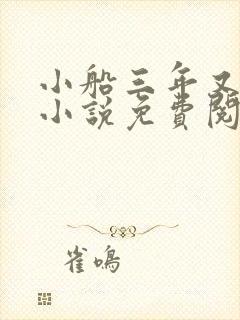小船三年又三年小说免费阅读封面