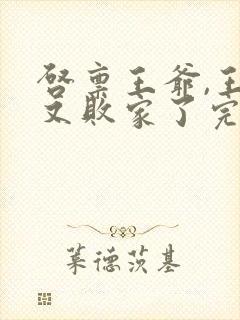 启禀王爷,王妃又败家了完整阅读封面