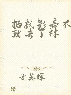 拍戏影帝不小心就去了林封面