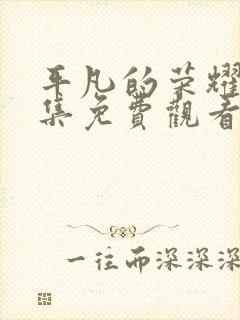 平凡的荣耀40集免费观看全集高清