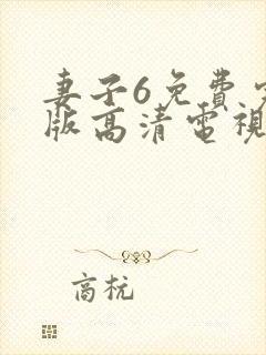 妻子6免费完整版高清电视剧