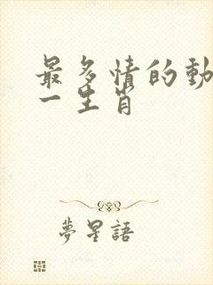 最多情的动物猜一生肖