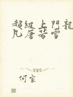 超级上门龙婿叶凡唐若雪