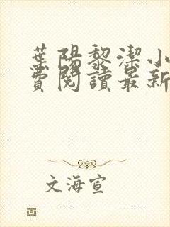 叶阳黎洁小说免费阅读最新章节更新