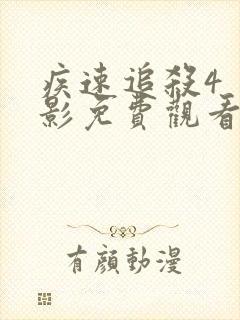 疾速追杀4 电影免费观看封面