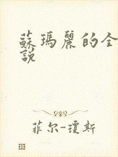 苏玛丽的全部小说