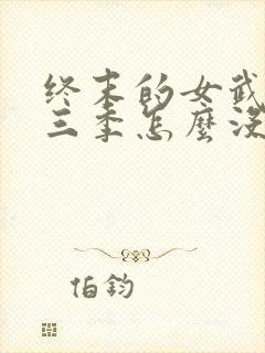 终末的女武神第三季怎么没了