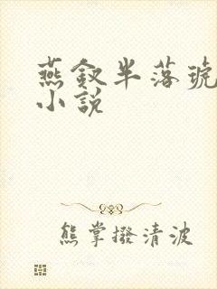 燕钗半落琥珀糖小说封面