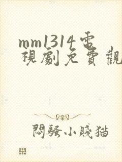 mm1314电视剧免费观看高清封面