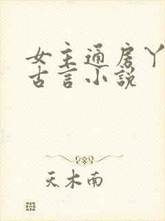 女主通房丫鬟的古言小说