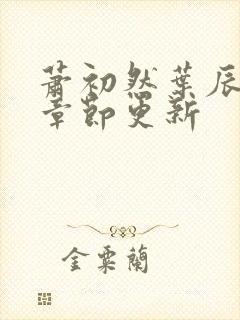 萧初然叶辰最新章节更新