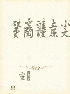 破云淮上小说免费阅读原文