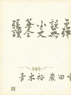 张华小说免费阅读全文无弹窗