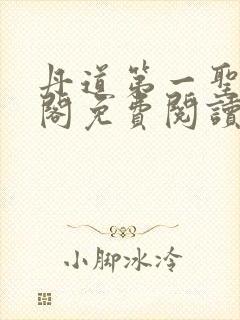 丹道第一圣笔趣阁免费阅读