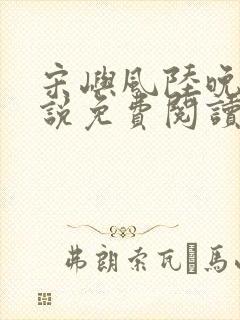 宋屿风陆晚吟小说免费阅读最新章节封面