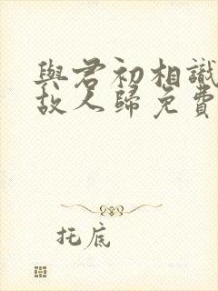 与君初相识犹如故人归免费剧情封面